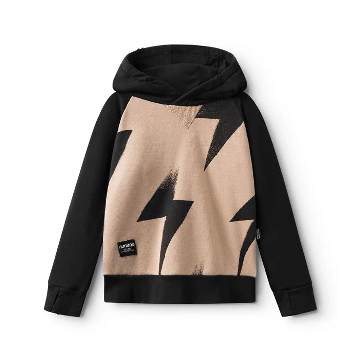 Nununu Black/Wood Bolts Hoodie