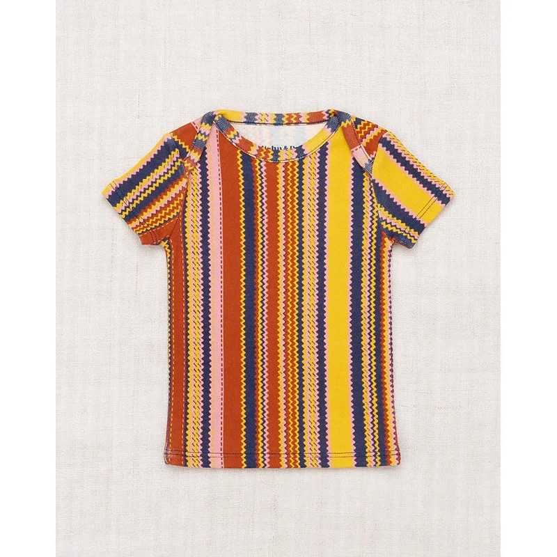 Misha and Puff Cedar Zigzag Short Sleeve Lap Tee