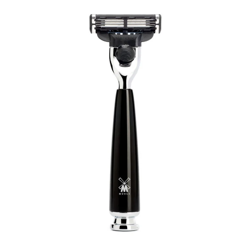 Muhle Rytmo Black Resin Mach-3 Razor  #10084038