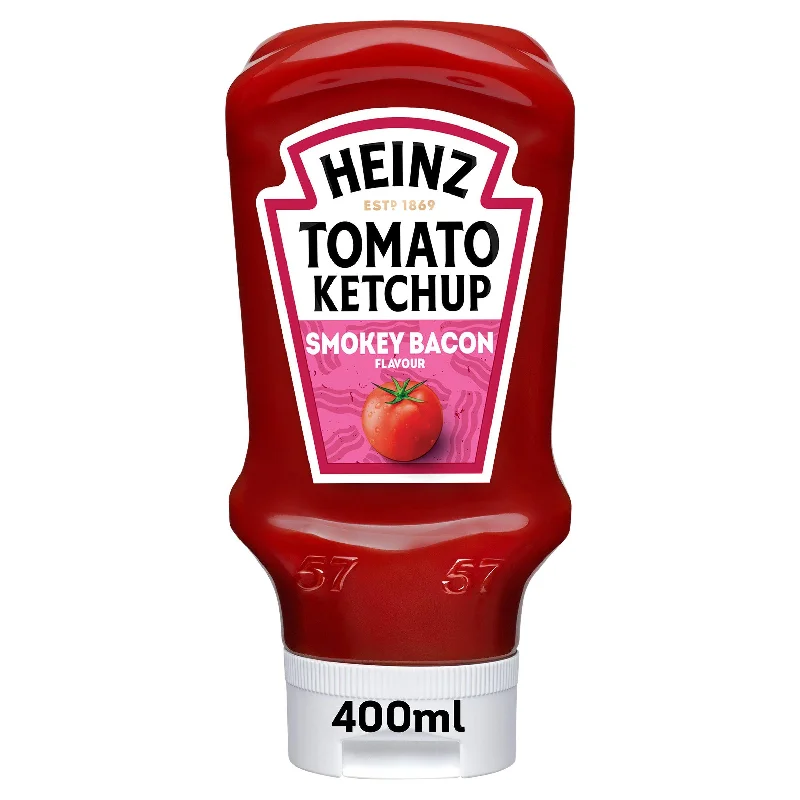 Heinz Tomato Ketchup Smokey Bacon Flavour 460g