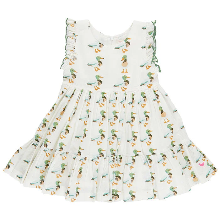 Pink Chicken Mallard Friends Kelsey Dress