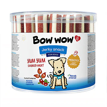 - Natural ingredient dog foodBow Wow Yum Yums Meat 40g