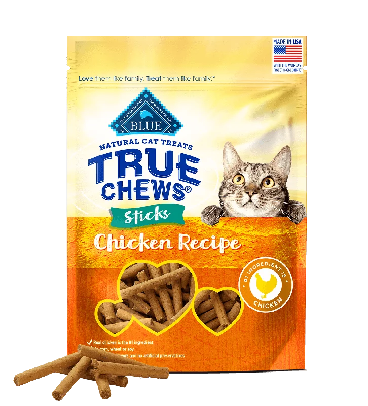 3. **Ingredient-Related**  Blue Buffalo True Chews® Chicken Natural Sticks Cat Treats