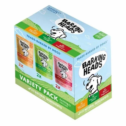 - Dog food online shopping recommendationBarking Heads Pouch Variety Pack 6x300g