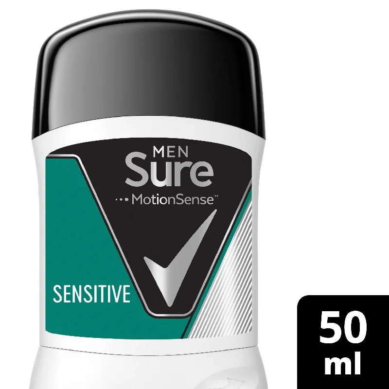 Sure Men Anti-Perspirant Stick Deodorant, Sensitive 50ml