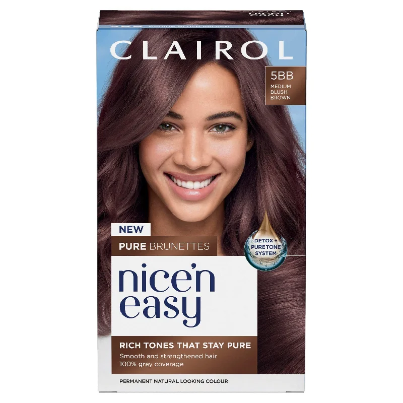 Clairol Pure Brunettes Nice'n Easy 5BB Medium Blush Brown