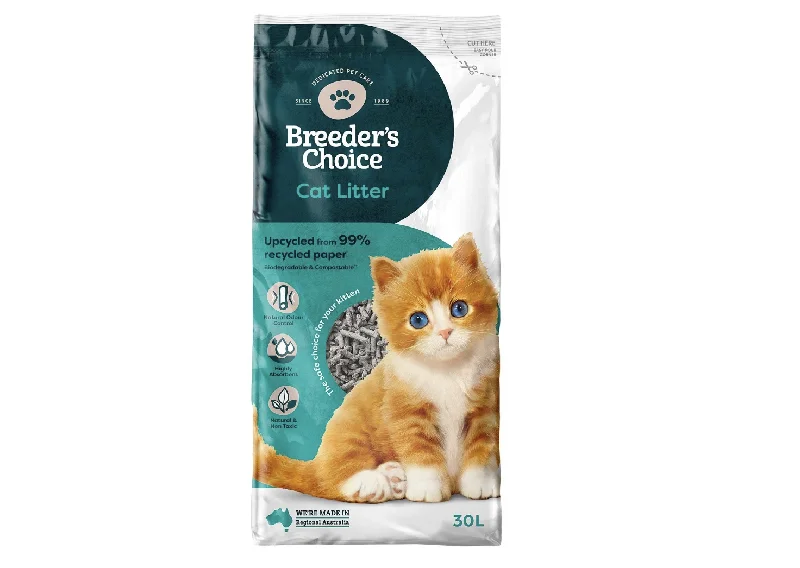 making it smoother and more shiny.Breeders Choice Cat Litter (30L)