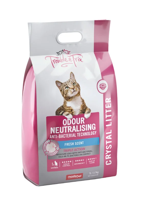 Pet grooming and cleaning products:Trouble & Trix Angel Crystal Litter - Fresh (7L)