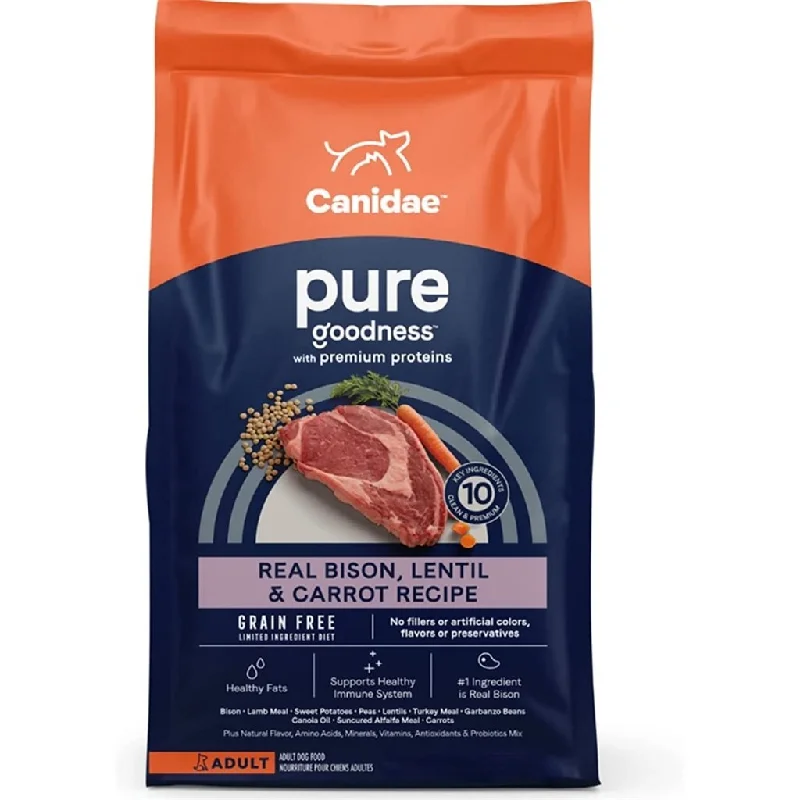 - Royal Canin dog food recommendationCanidae Pure Bison 無穀物狗乾糧陸地成犬配方(美洲野牛, 小扁豆&紅蘿蔔)