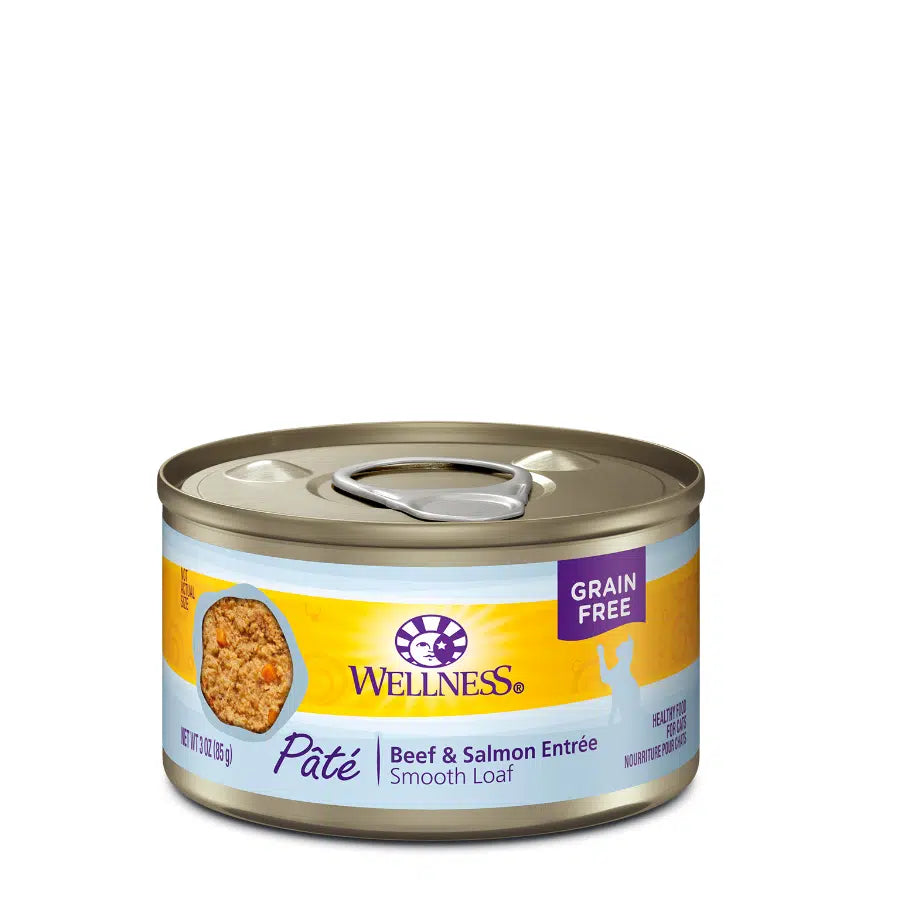 Cat FoodWellness Complete Health Beef Salmon Cat Food 3oz