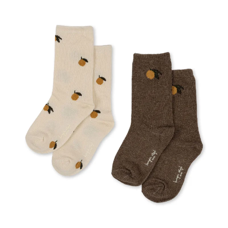 Konges Slojd Lemon 2 Pack Jacquard Socks