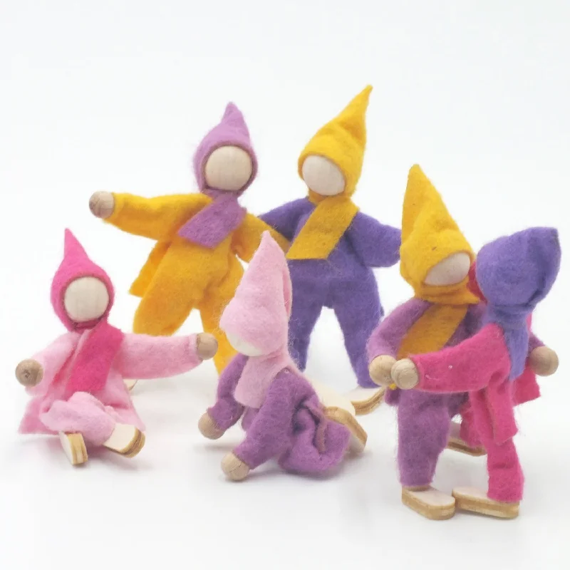 Magic Wood Six Felt Elves