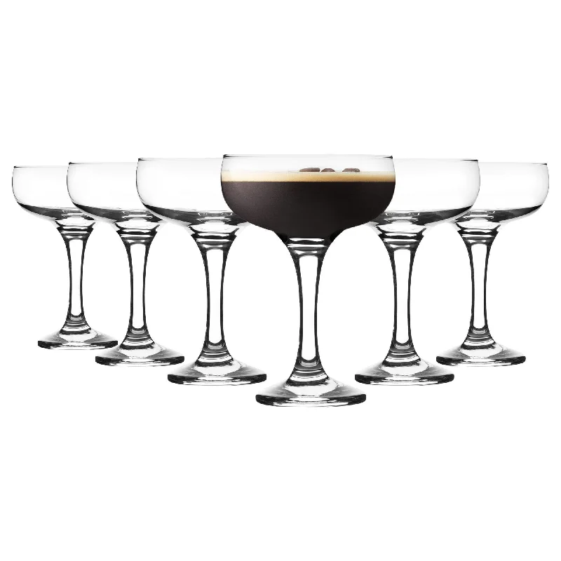 235ml Espresso Martini Glasses - Pack of Six - By Rink Drink