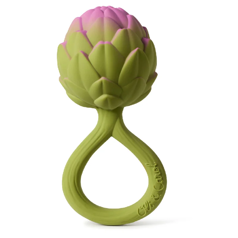 Oli & Carol Artichoke Rattle Teether