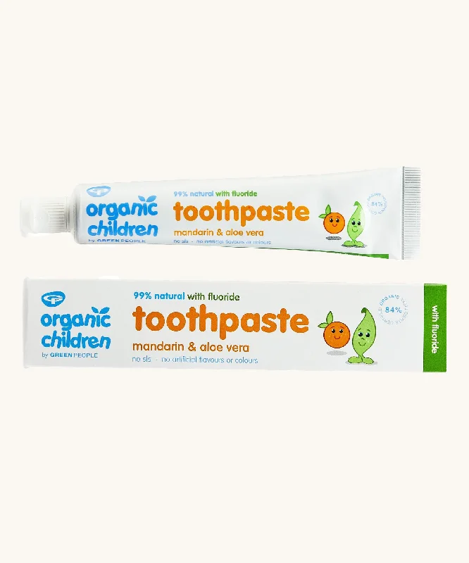 Organic Children Toothpaste Mandarin & Aloe Vera with Fluoride