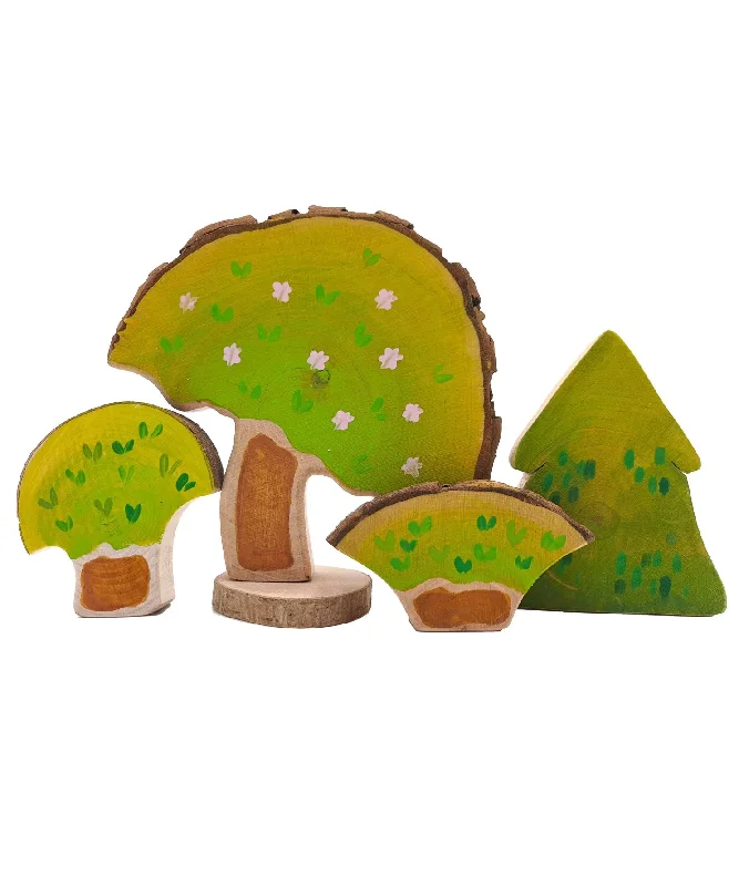 Magic Wood Wooden Tree Set - Spring & Autumn