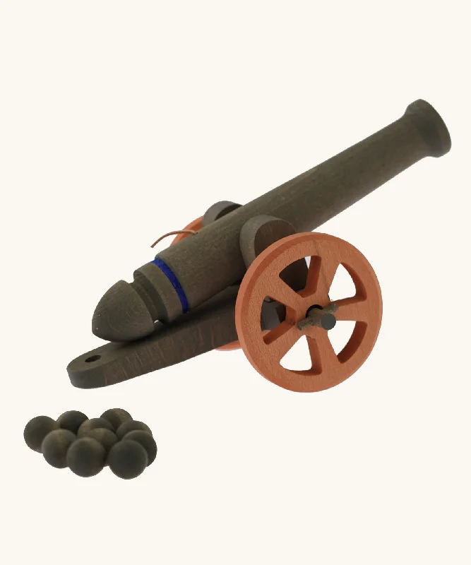 Ostheimer Large Cannon with 10 Cannonballs