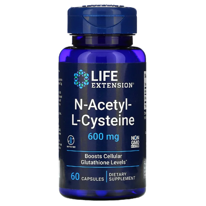 Life Extension N-Acetyl-L-Cysteine 600mg Capsules (60 count) #10084406