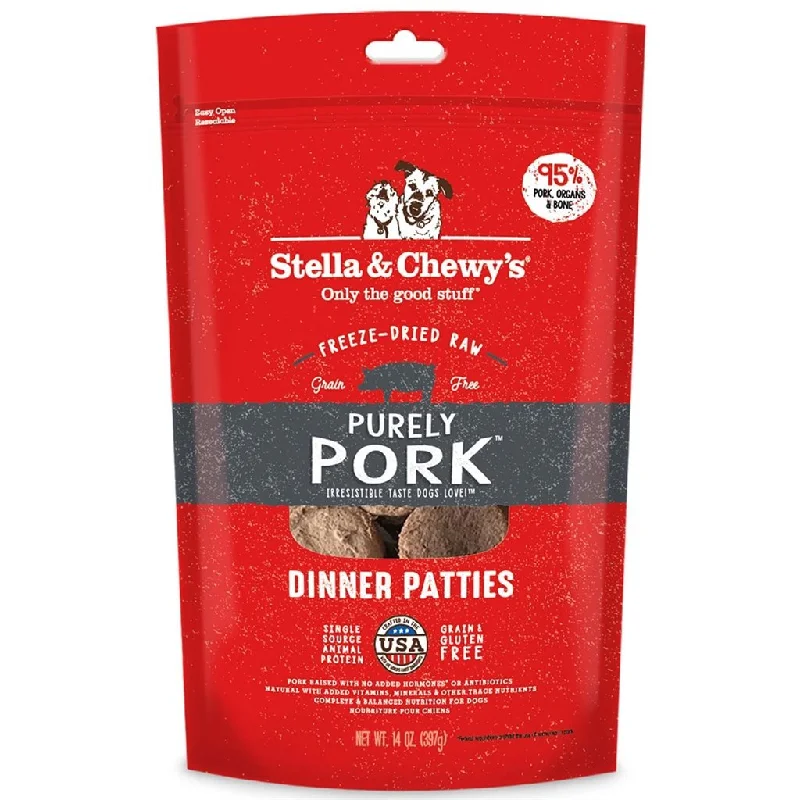 - Food for picky dogsStella & Chewy's - Freeze Dried Purely Pork - 豬肉 狗配方 凍乾生肉糧 14oz