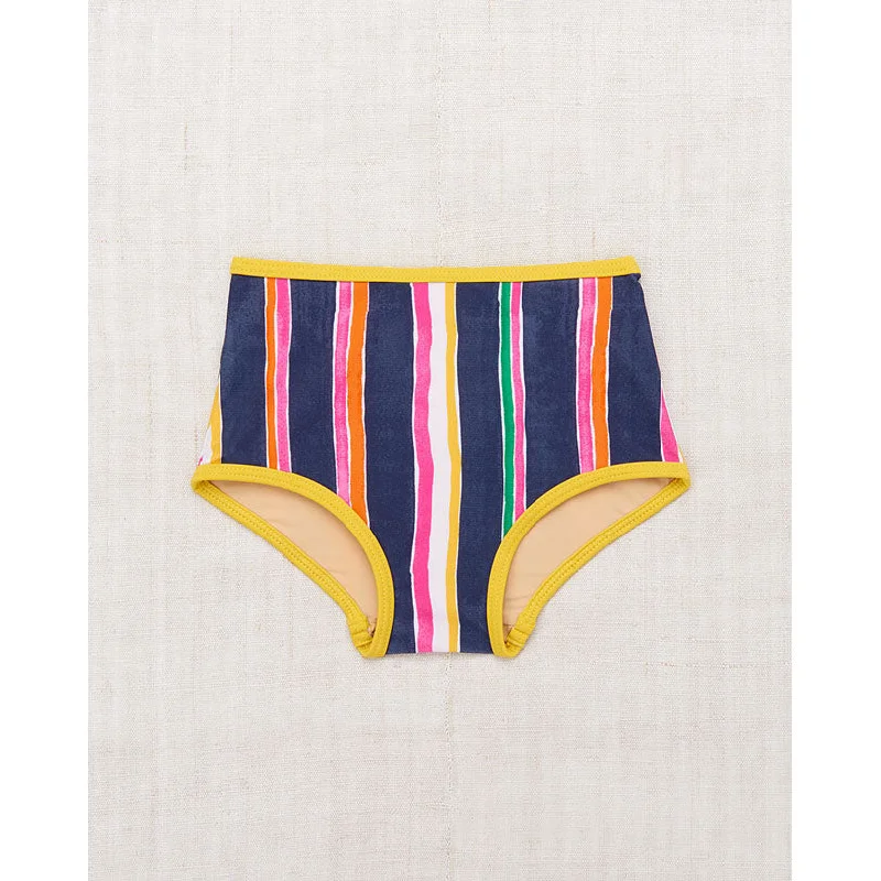 Misha and Puff Moonlight Watercolor Stripe Swim Brief