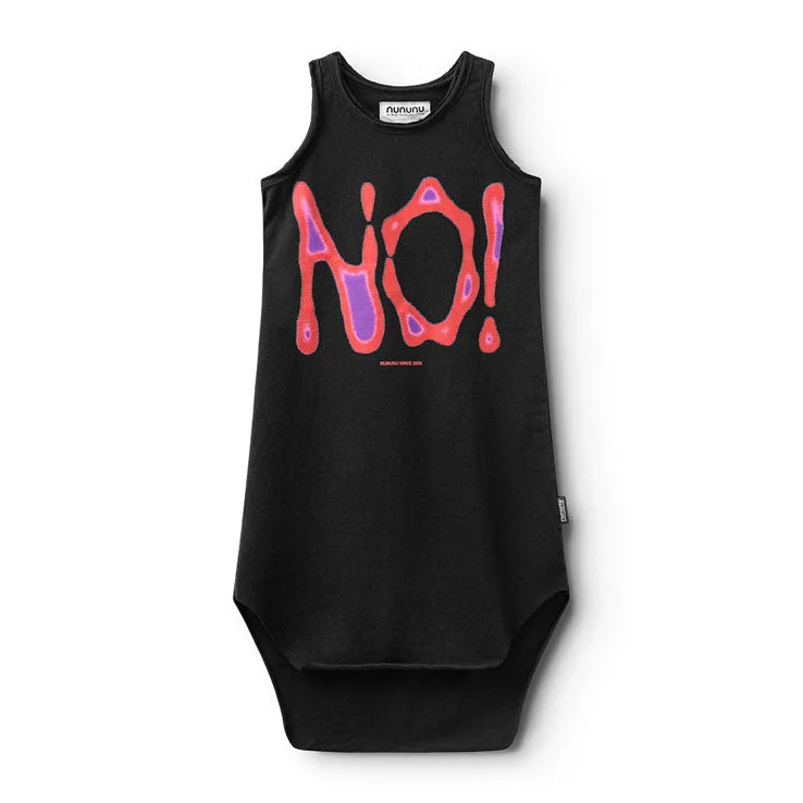 Nununu Black Hell No! Tank Dress