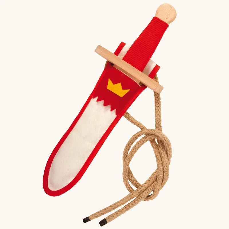 Vah Lansquenet Wooden Sword Set - White & Red