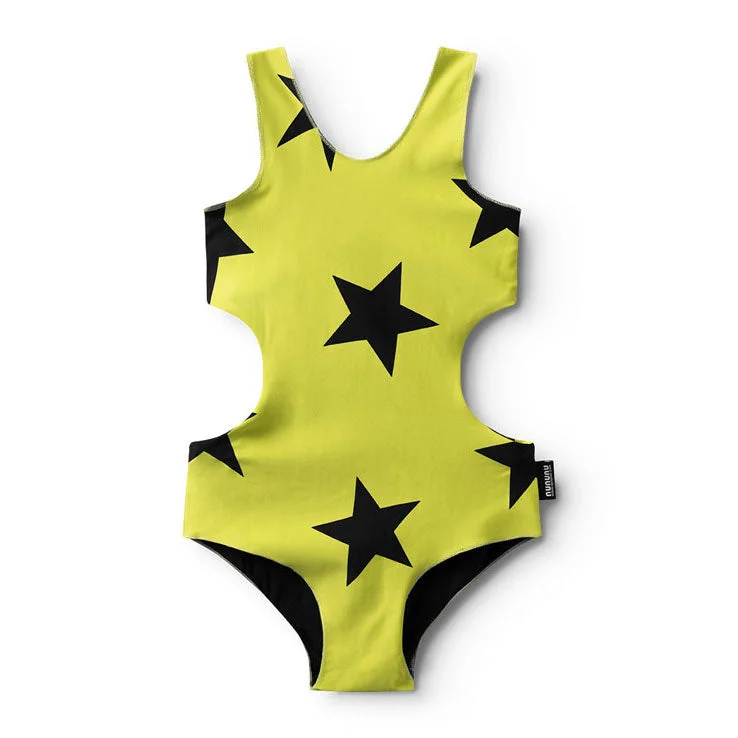 Nununu Hot Lime All Star Cut Out Swimsuit