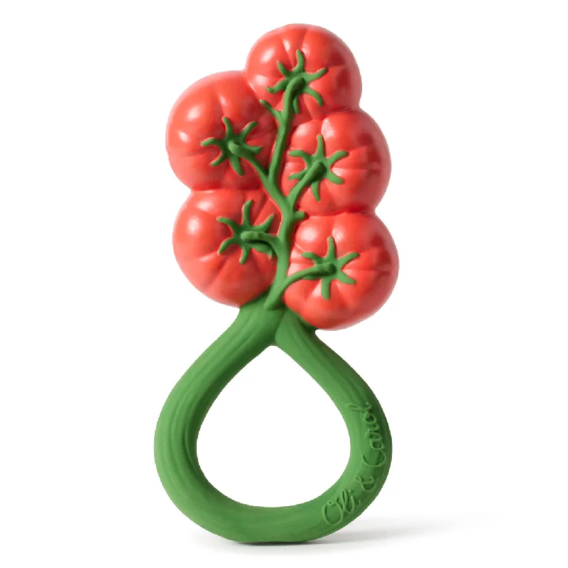 Oli & Carol Tomato Rattle Teether