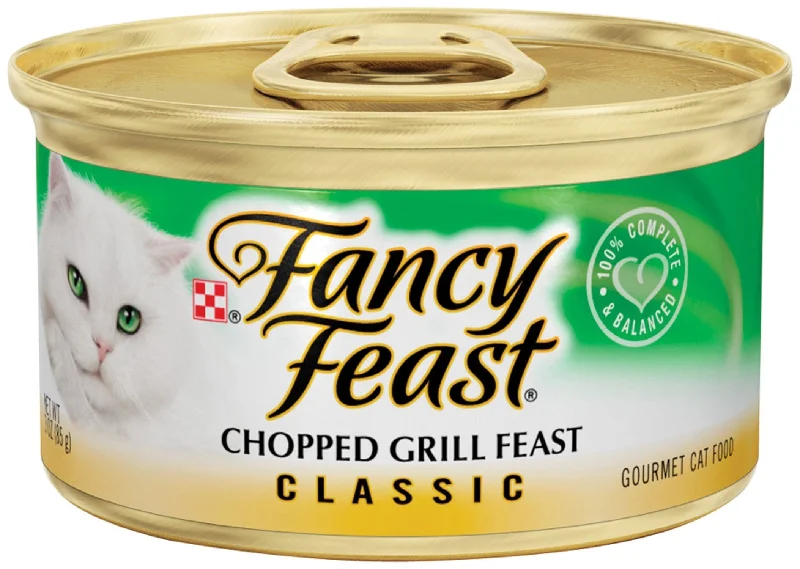 3. **Ingredient-Related**  Fancy Feast Classic Chopped Grill Canned Cat Food