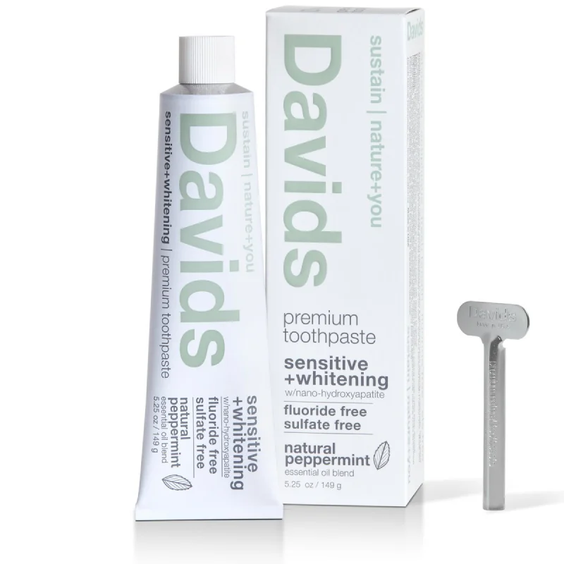 Davids Sensitive + Whitening Peppermint Toothpaste (5.25 oz) #10084294