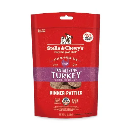 - Hypoallergenic dog foodStella & Chewy's - Freeze Dried Tantalizing Turkey Dinner - 火雞肉 狗配方 凍乾生肉糧