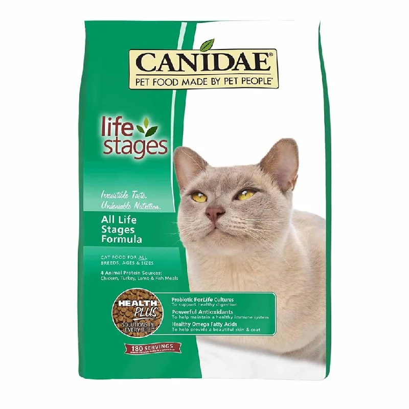    - Weight management cat food  Canidae All Life Stages Dry Cat Food with Chicken, Turkey, Lamb & Fish