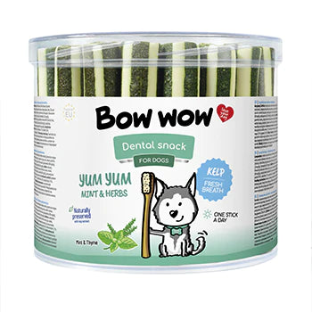  -Chicken-flavored dog foodBow Wow Yum Yums Mint 40g