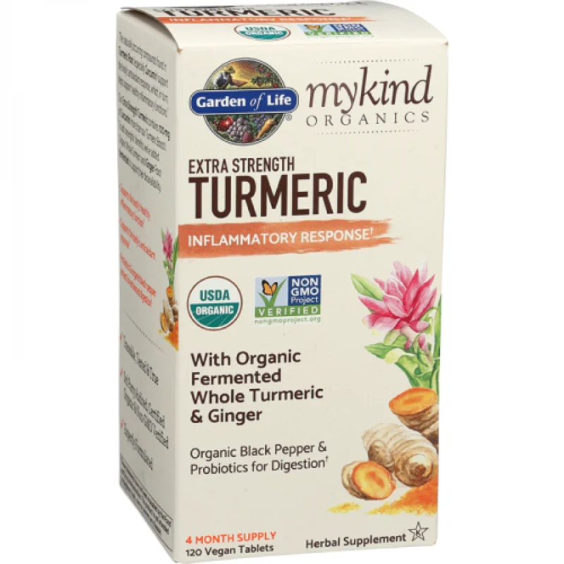 Garden of Life mykind Organics Turmeric Extra Strength (120 count) #10084233