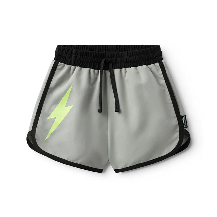 Nununu Lunar Grey Bolt Surf Trunks