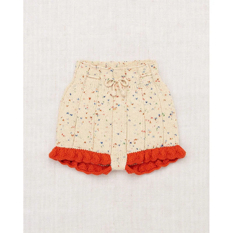 Misha and Puff Firefly Confetti Scallop Hem Shorts