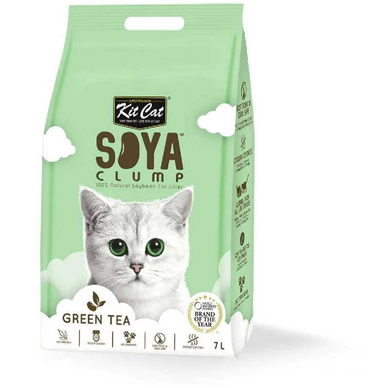 preventing the nails from growing too long and causing discomfort or damage to the pet.KitKat Soya Litter - Green Tea (7L)