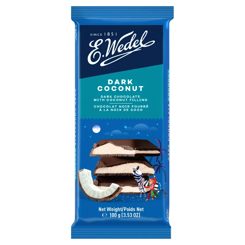 Wedel Dark Chocolate With Coconut 100g