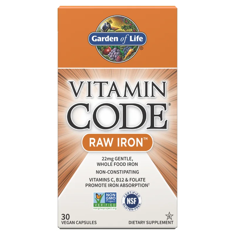 Garden of Life Vitamin Code Raw Iron Capsules (30 count) #10084189