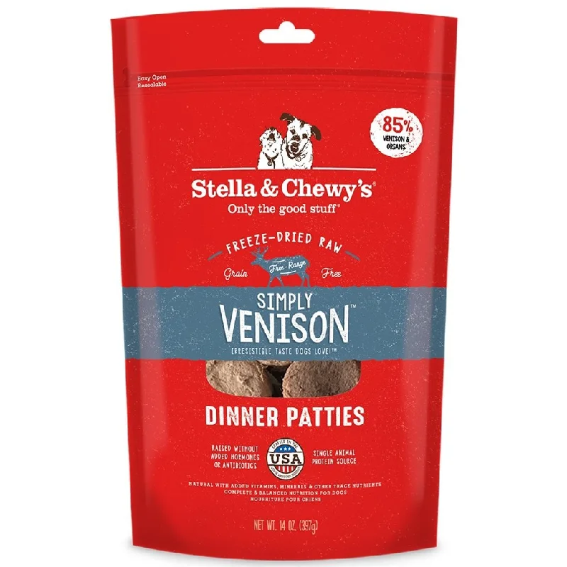 - Dog food improves immunityStella & Chewy's - Freeze Dried Simply Venison - 單一蛋白 鹿肉 狗配方 凍乾生肉糧