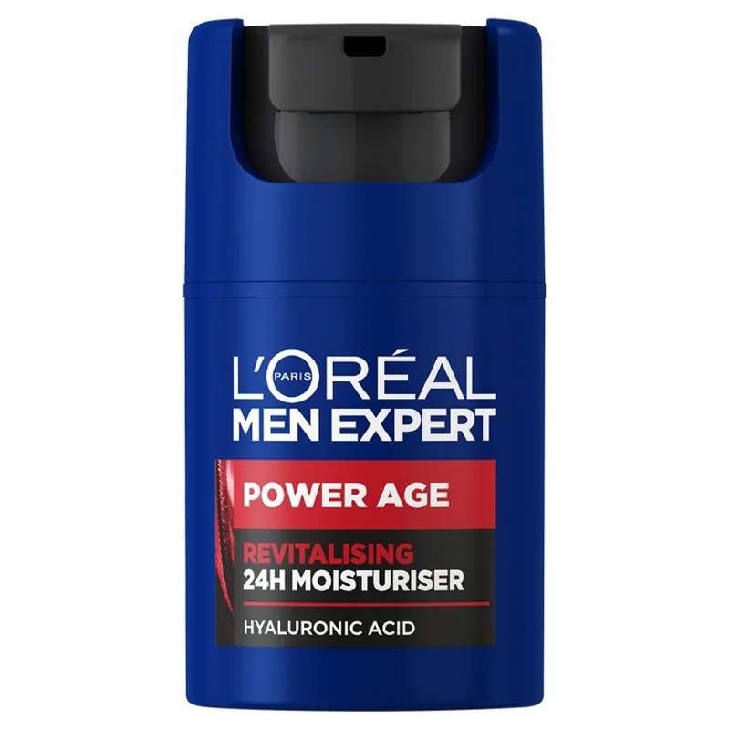 L'Oreal Men Expert Power Age Moisturiser with Hyaluronic Acid For Ageing Dry & Dull Skin 50ml